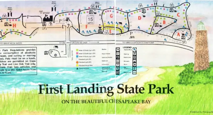 A Map to First Landing State Park