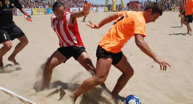 The Annual North American Sand Soccer Tournament is held in Virginia beach