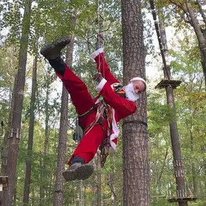 Santa Climb at Adventure Park at Virginia Aquarium