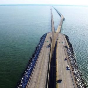 The Chesapeake Bay Bridge Tunnel - Virginia Beach, VA