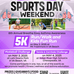 Event - Breathe Easy Asthma Awareness 5K Run/Walk & Kids Fun Run